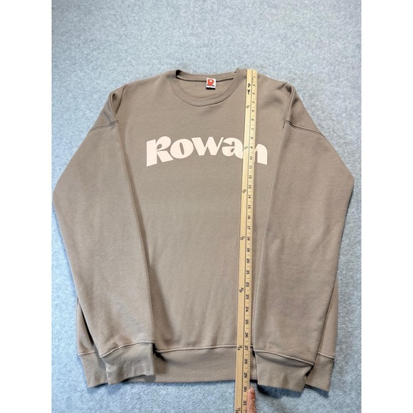 Men's Brown Sweater Size Large Rowan Brand Long Sleeves - Picture 8 of 10
